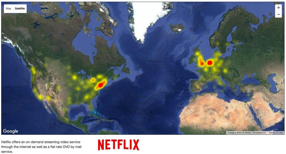 wereldwijde impact Netflix storing