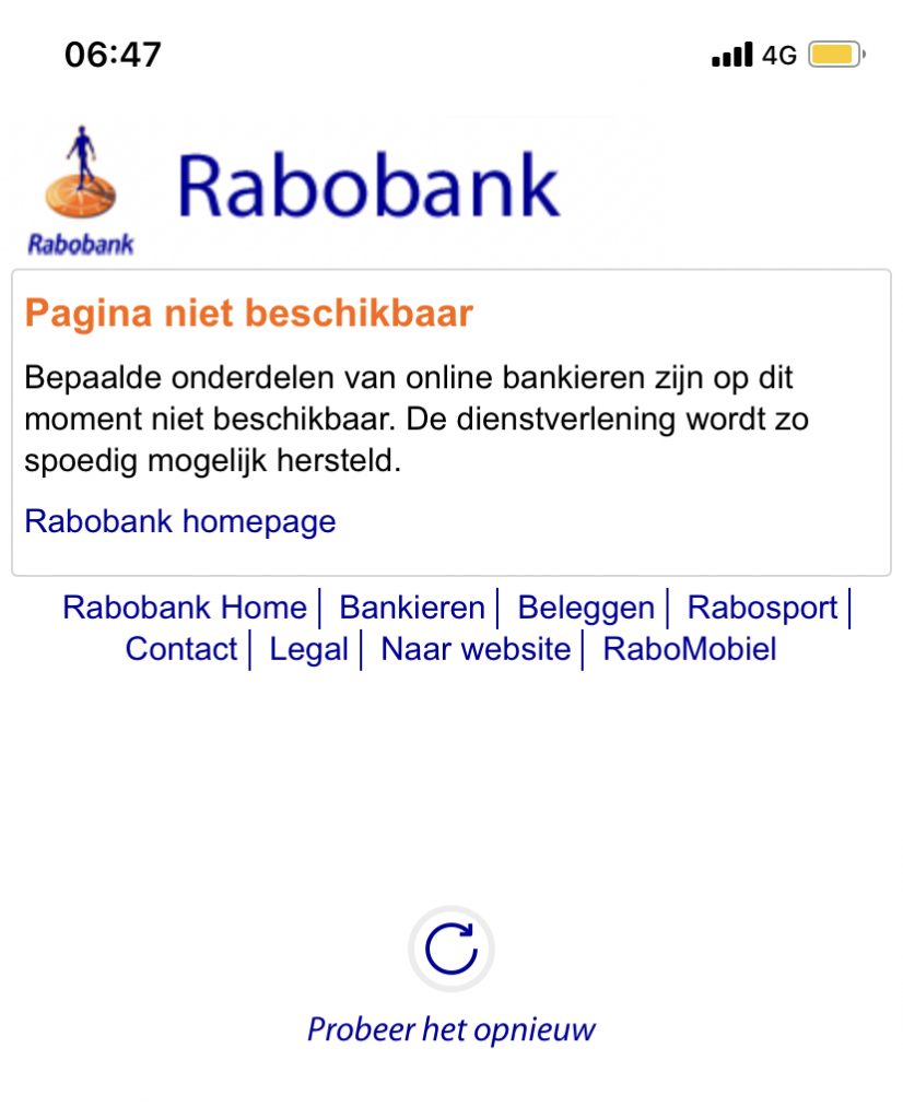 Rabobank storing 8 februari 2022